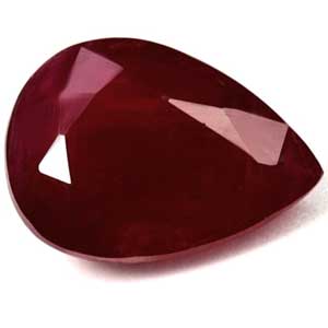 Ruby Pear 0.92 carat Red Photo