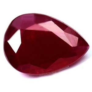 Ruby Pear 0.95 carat Red Photo