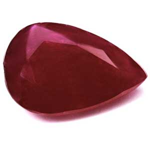 Ruby Pear 0.88 carat Red Photo