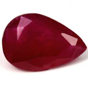 Ruby Pear 0.62 carat Red Photo