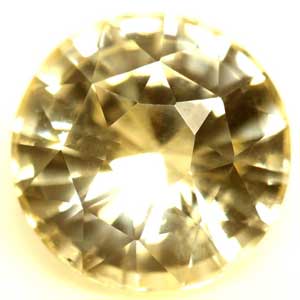 Sapphire Round 1.14 carat Yellow Photo