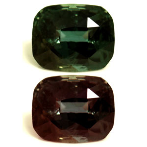 Alexandrite Cushion 0.62 carat Green Photo