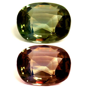 Alexandrite Cushion 0.58 carat Green Photo
