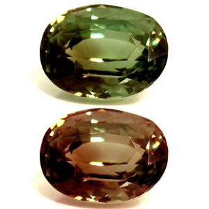 Alexandrite Oval 0.89 carat Green Photo
