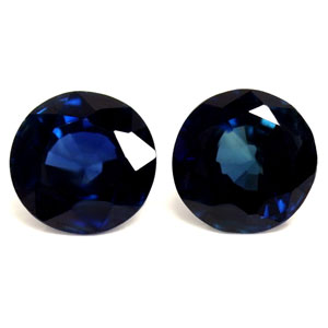 1.25 carat Round Sapphire - Gemstone Thumbnail