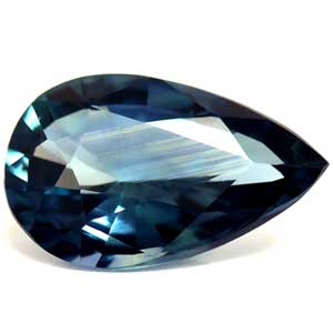 Sapphire Pear 0.96 carat Blue Green Photo
