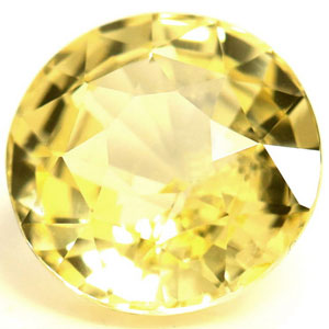 Sapphire Round 1.08 carat Yellow Photo