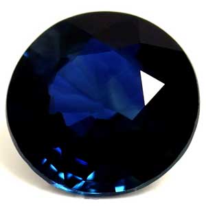 Sapphire Round 0.52 carat Blue Photo