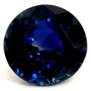 Sapphire Round 0.57 carat Blue Photo
