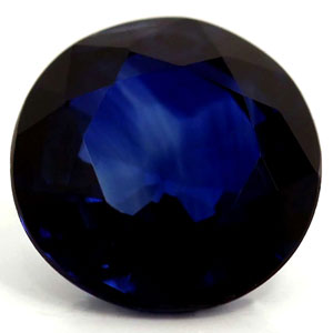 Sapphire Round 0.55 carat Blue Photo