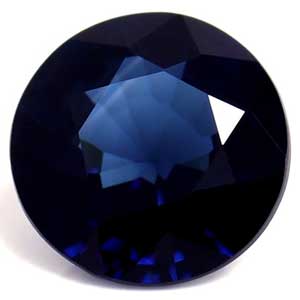 Sapphire Round 0.58 carat Blue Photo