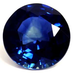 Sapphire Round 0.55 carat Blue Photo