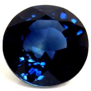 Sapphire Round 0.61 carat Blue Photo
