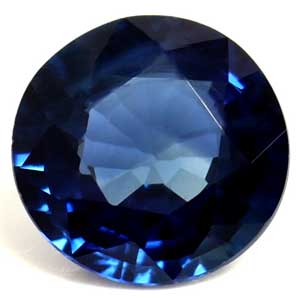 Sapphire Round 0.54 carat Blue Photo