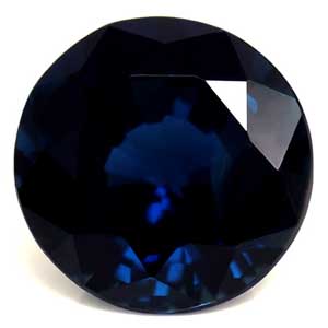 Sapphire Round 0.60 carat Blue Photo