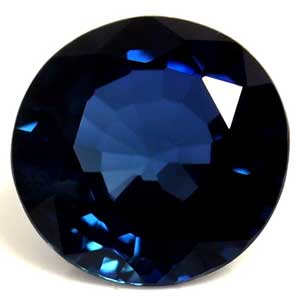 Sapphire Round 0.58 carat Blue Photo