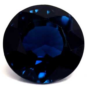 Sapphire Round 0.65 carat Blue Photo