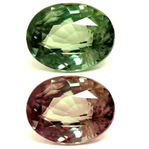 Alexandrite Oval 0.52 carat Green Photo