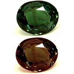 Alexandrite Oval 1.00 carat Green Photo