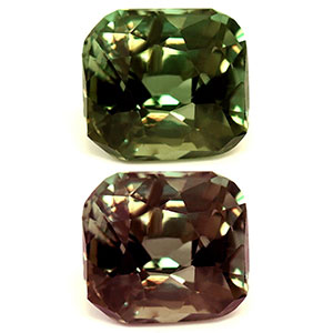 Alexandrite Cushion 0.70 carat Green Photo
