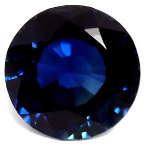 Sapphire Round 0.57 carat Blue Photo