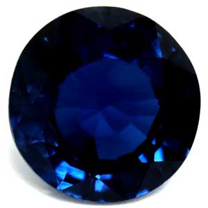 Sapphire Round 0.53 carat Blue Photo