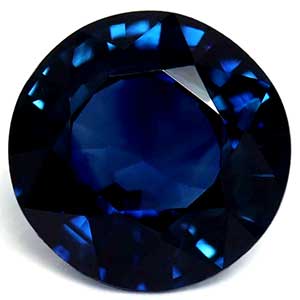 Sapphire Round 0.63 carat Blue Photo