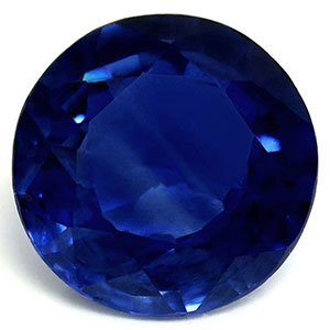 Sapphire Round 0.55 carat Blue Photo
