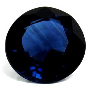 Sapphire Round 0.55 carat Blue Photo