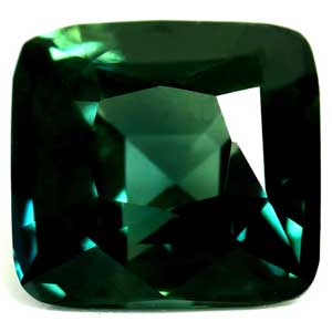 Sapphire Cushion 1.35 carat Blue Green Photo