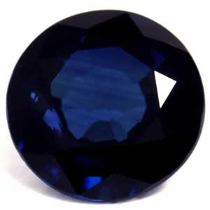 Sapphire Round 0.54 carat Blue Photo