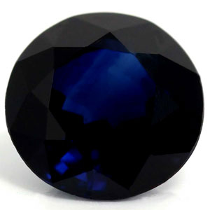 Sapphire Round 0.58 carat Blue Photo