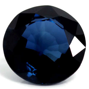 Sapphire Round 0.53 carat Blue Photo