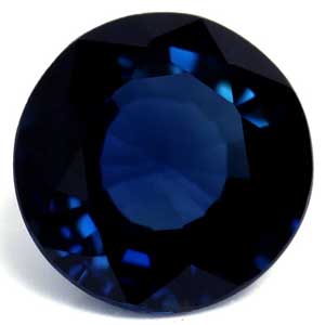 Sapphire Round 0.57 carat Blue Photo