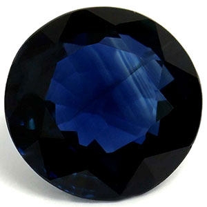 Sapphire Round 0.50 carat Blue Photo