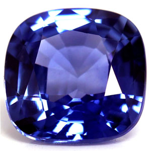 Sapphire Cushion 1.00 carat Blue Photo
