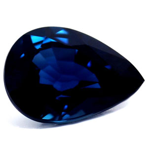 Sapphire Pear 0.95 carat Blue Photo