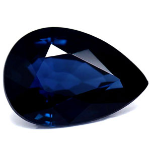 Sapphire Pear 0.81 carat Blue Photo