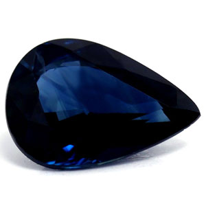 Sapphire Pear 0.67 carat Blue Photo