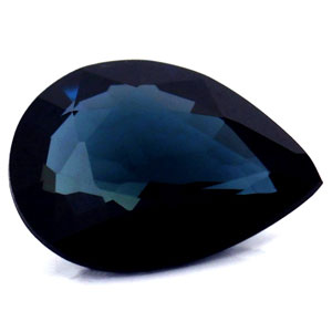 Sapphire Pear 0.73 carat Blue Photo