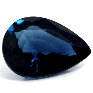 Sapphire Pear 0.87 carat Blue Photo