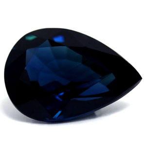 Sapphire Pear 0.93 carat Blue Photo