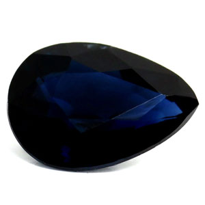 Sapphire Pear 0.83 carat Blue Photo