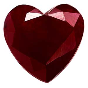 1.26 carat Heart Ruby - Gemstone Thumbnail