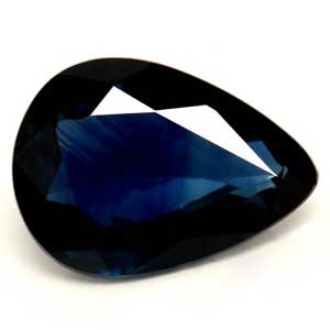 Sapphire Pear 0.80 carat Blue Photo