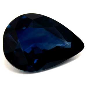 Sapphire Pear 0.73 carat Blue Photo