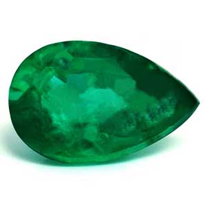 Emerald Pear 0.88 carat Green Photo