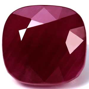 Ruby Cushion 6.28 carat Red Photo