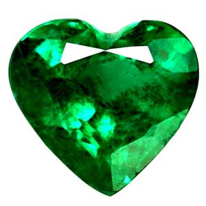 0.73 carat Heart Emerald - Gemstone Thumbnail