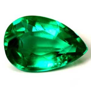 Emerald Pear 0.79 carat Green Photo